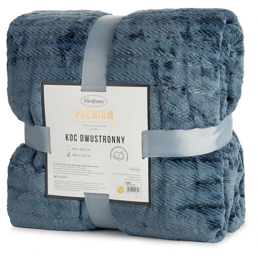 Eurofirany BLANKET/SOFIA/BLUE 150X200 BLUE SPRUCE – 2