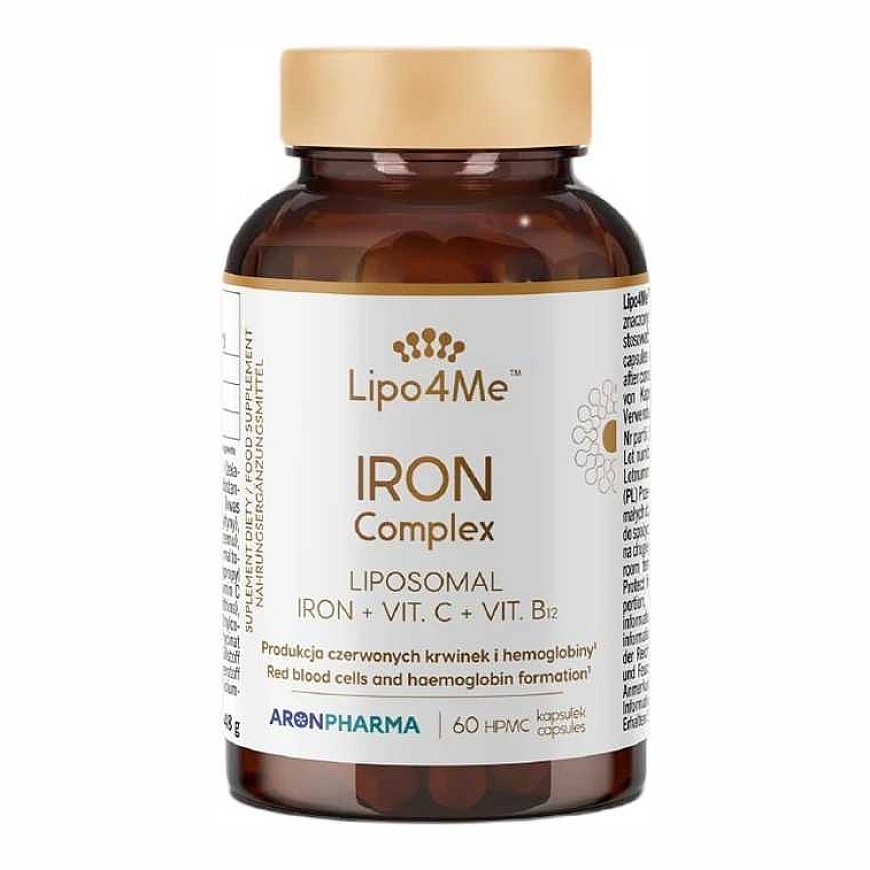 Aronpharma Lipo4Me Dzelzs kompleksa Dzelzs kapsulas