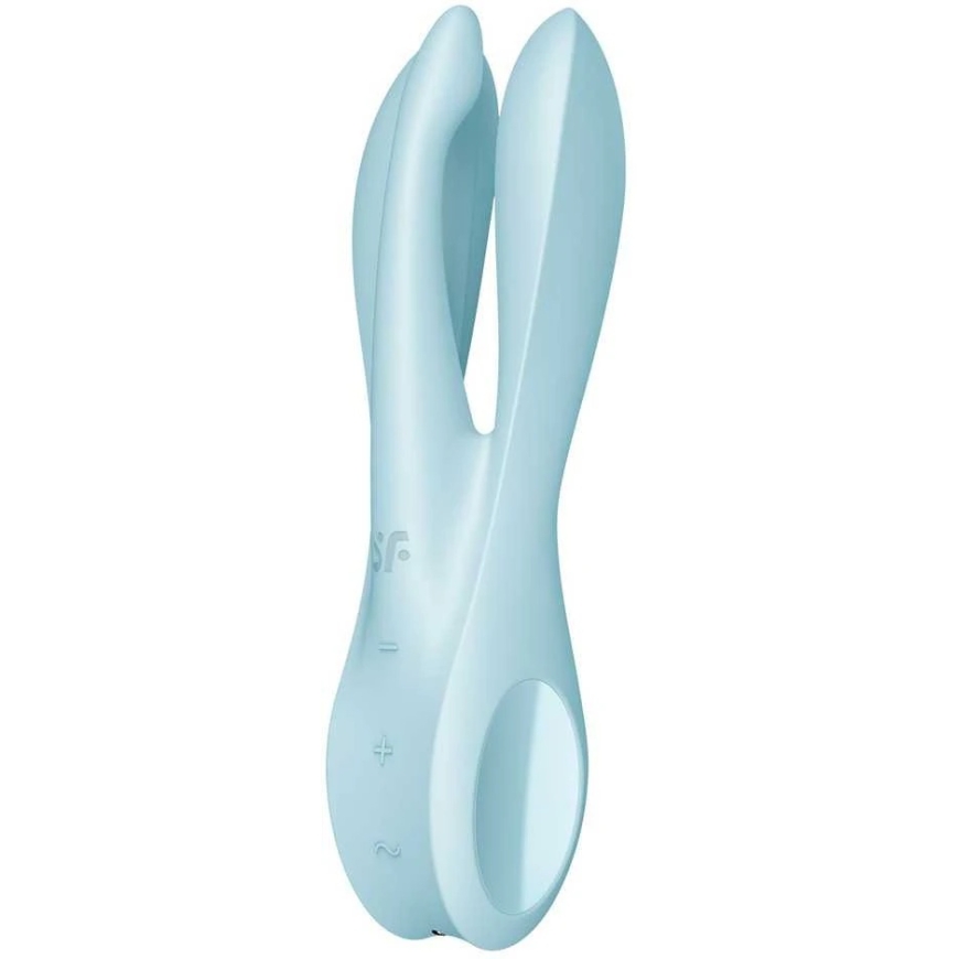 Satisfyer Threesome 1 вибратор Светло-Синий – 3