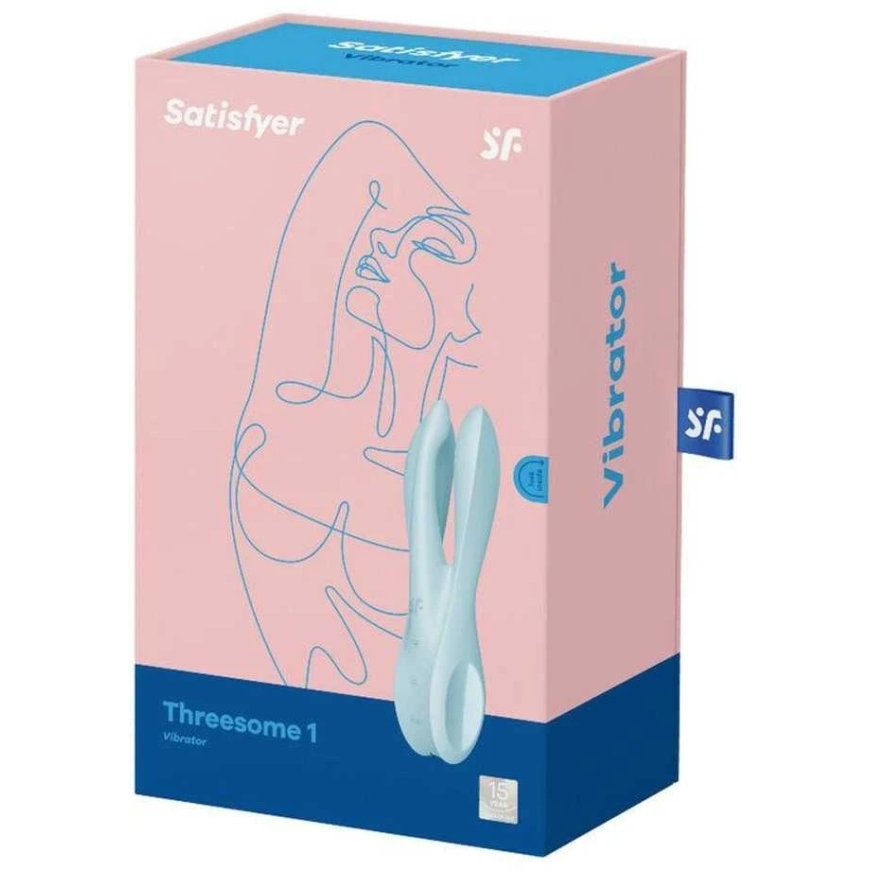 Satisfyer Threesome 1 vibratori Vaaleansininen – 4