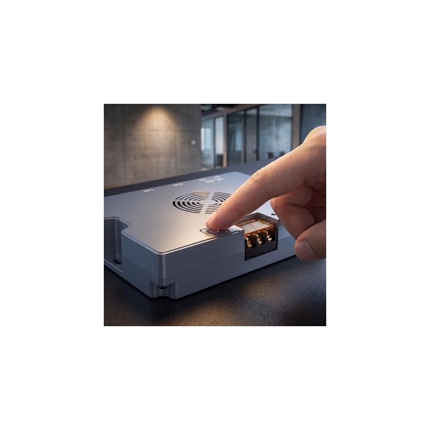 Spacetronik SSP03 rūpnieciskais PoE injektors 320W 9-36V Gigabit LAN – 4