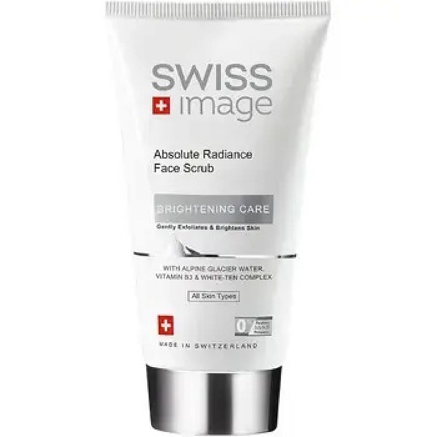 Swiss Image Brightening Care Absolute Radiance Face Scrub - Švelnus eksfolijuojantis, šviesinantis šveitiklis 150 ml
