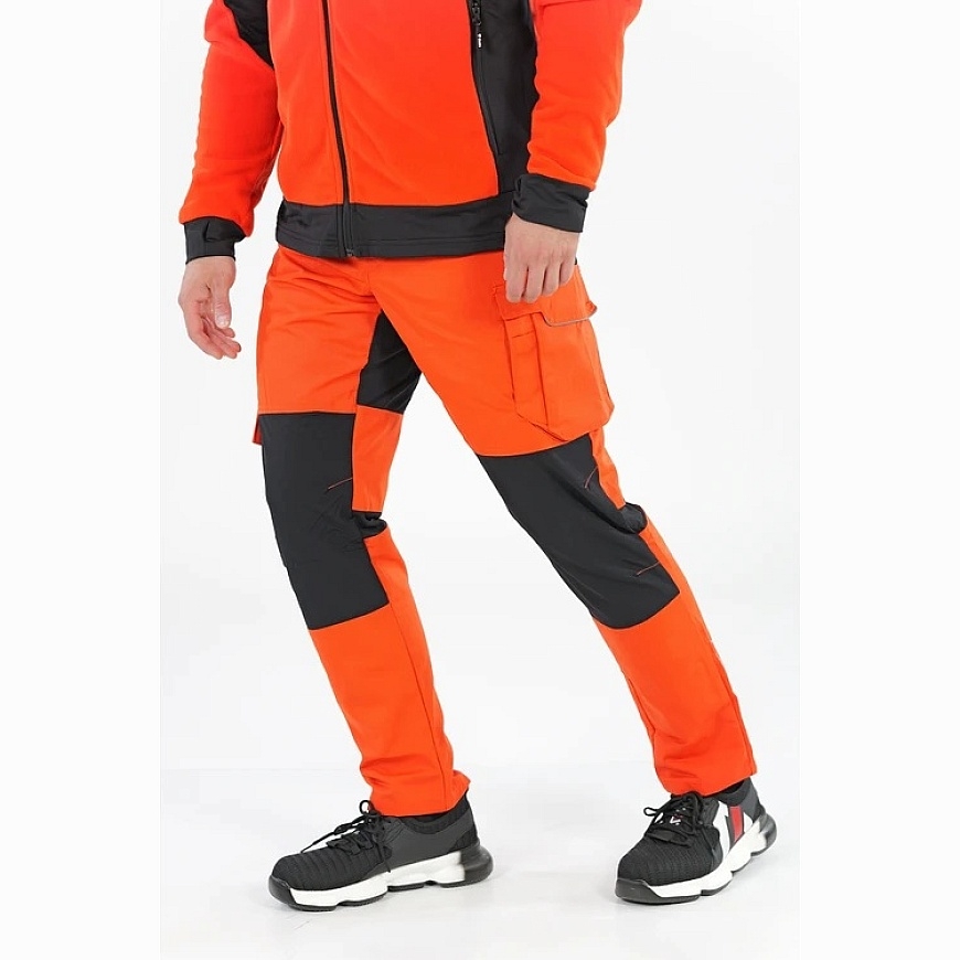 Yato TYÖHOUSUT 4 TYÖT STRETCH SERVAL ORANSISIEN KOKO 3XL