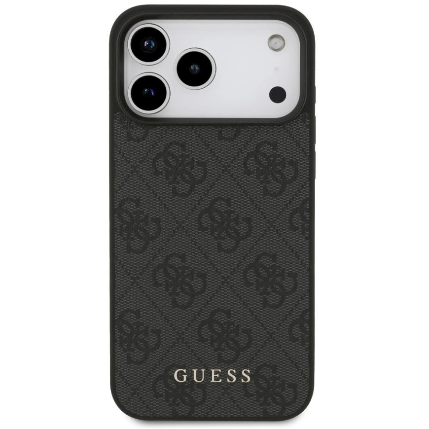 Guess 4G Classic ümbris iPhone 18 Pro Max / iPhone 17 Pro Max jaoks, must – 4
