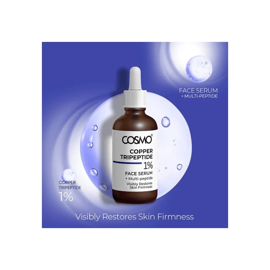 Sejas serums ar varšpeptīdiem Cosmo Advanced 1% Copper Tripeptide + Multi-Peptide, 30 ml – 4