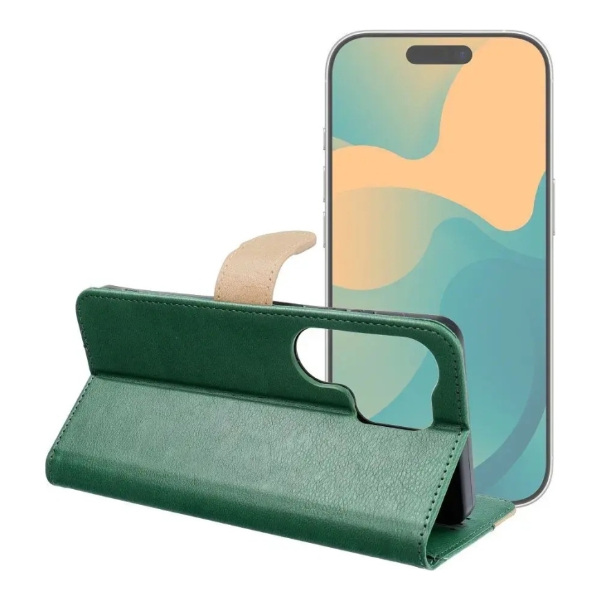 Flip vārsts Xiaomi Redmi NOTE 15 5G Split zaļš un zelta – 2