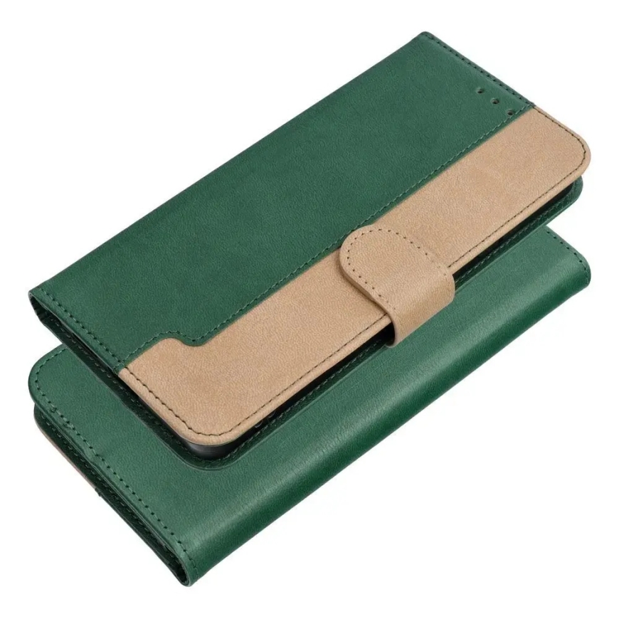 Flip vārsts Xiaomi Redmi NOTE 15 5G Split zaļš un zelta – 4