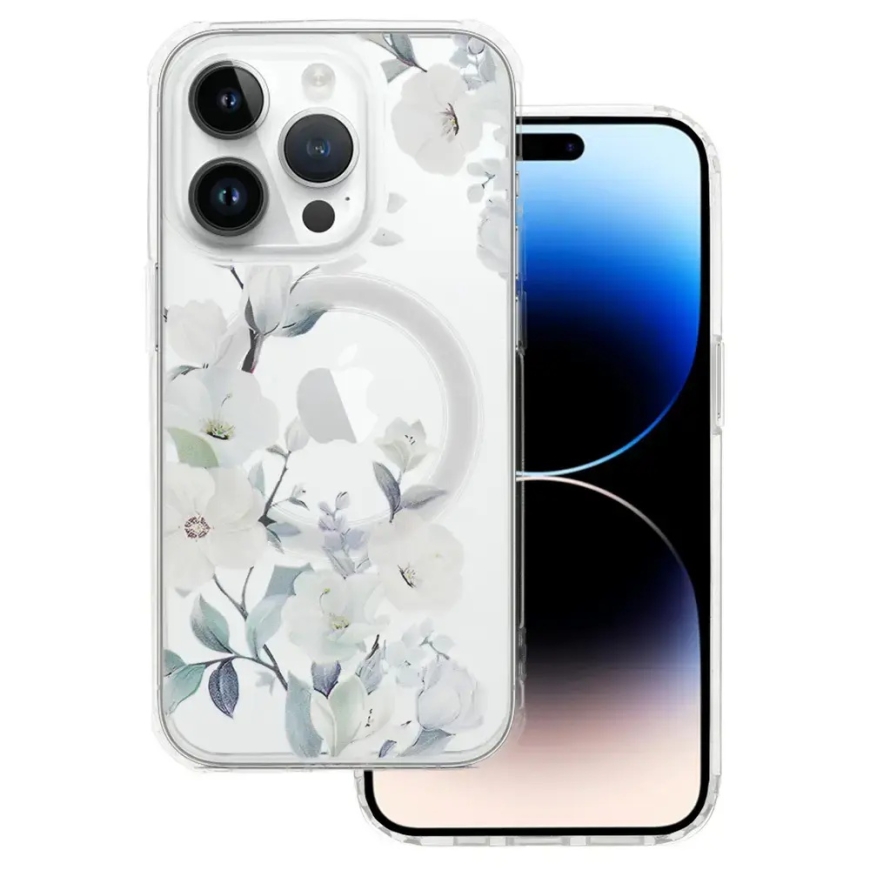 Tel Protect Flower phone case with MagSafe support for iPhone 12 Pro multicolor