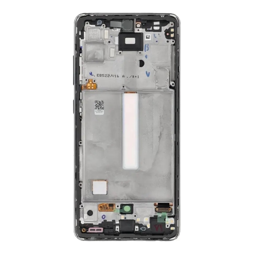 FIXCELL LCD-ekraan SAMSUNG A52 4G/5G AMOLED raamiga must (klaasi vahetus)