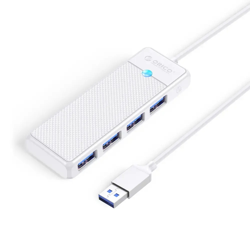 Orico PAPW4A-U3 hub USB-A to USB 3.0 | white