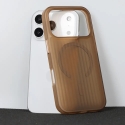 Tel Protect Twist -puhelinosa MagSafe-tuelle iPhone 16:lle, ruskea Tel Protect Twist -puhelinosa MagSafe-tuelle iPhone 16:lle, ruskea