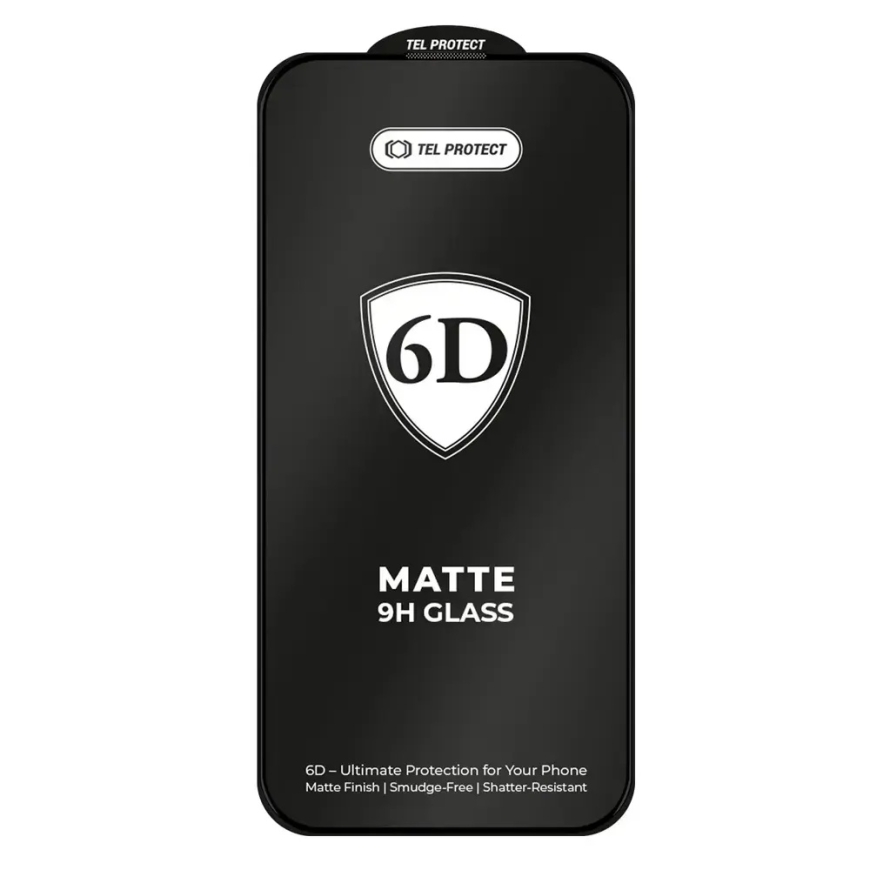 Tel Protect Full Glue 6D Matt lasikuitu Galaxy A57 5G -puhelimelle – 3