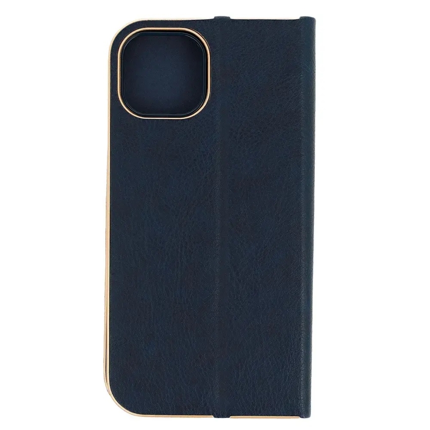 Knyginio tipo telefono dėklas su rėmeliu iPhone 11 Pro tamsiai mėlynas – 5