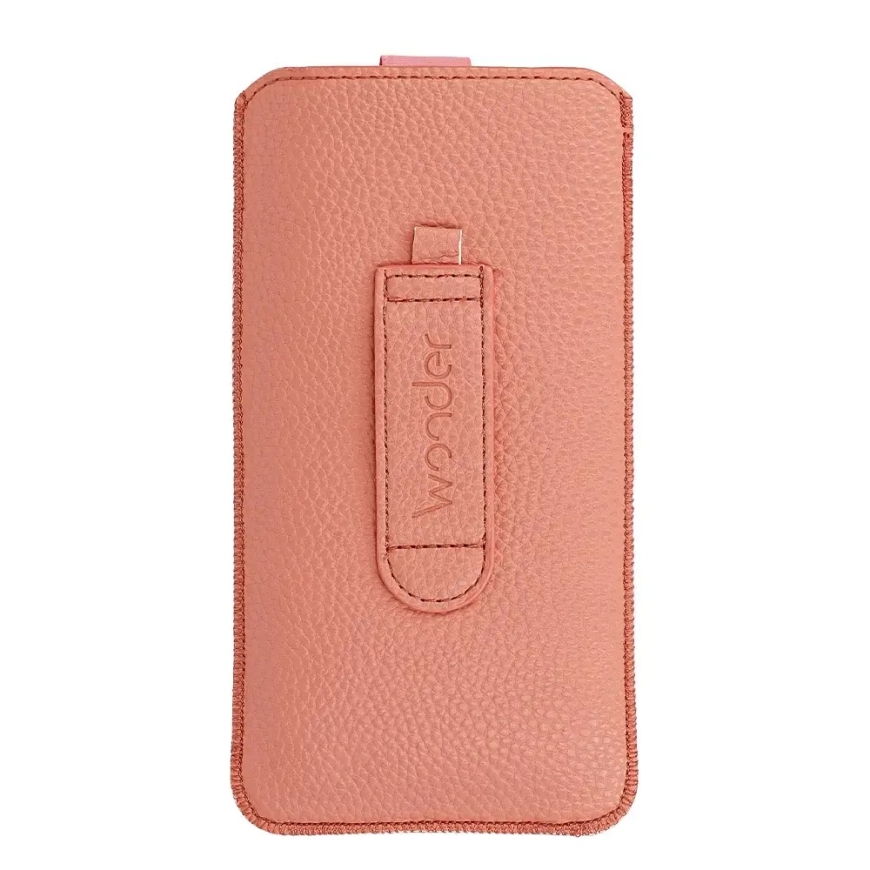 WONDER Deko Pouch Case (Size M) for Iphone 5/Nokia 215 4G/225/5310 2020 peach – 2