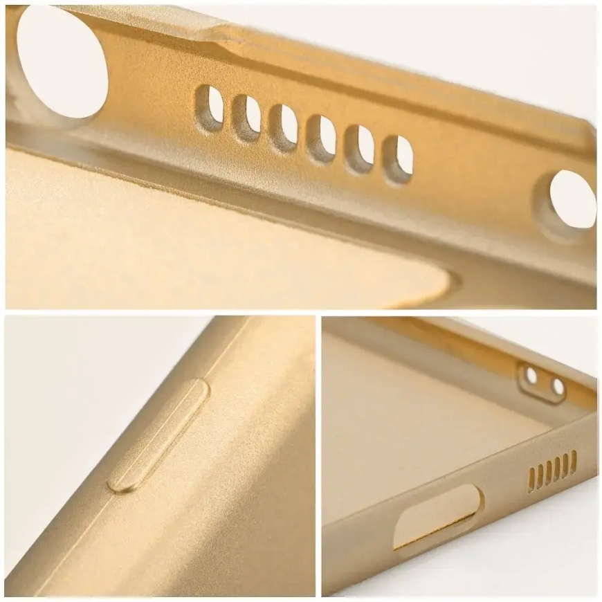 Metallic telefono dėklas Samsung Galaxy A15 5G | A15 4G auksinis – 4