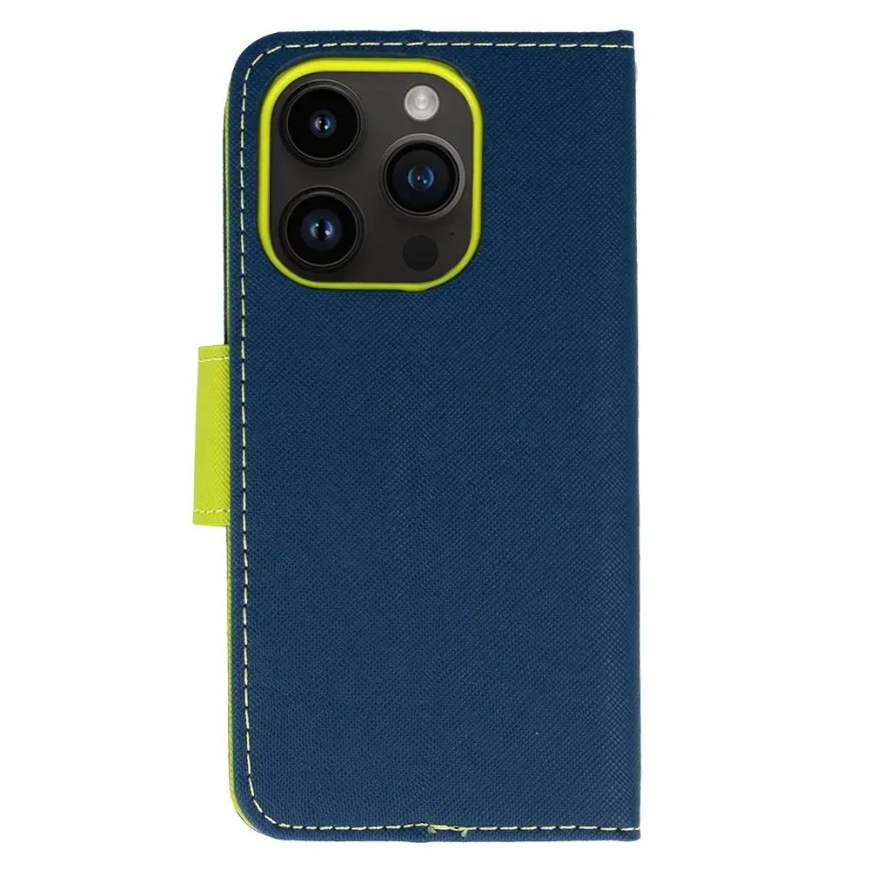 Fancy book type phone case for iPhone 13 Pro Max navy green – 2