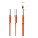 Orico AX2-10 audio cable 3.5mm minijack splitter for headphones and microphone 1m cable - orange