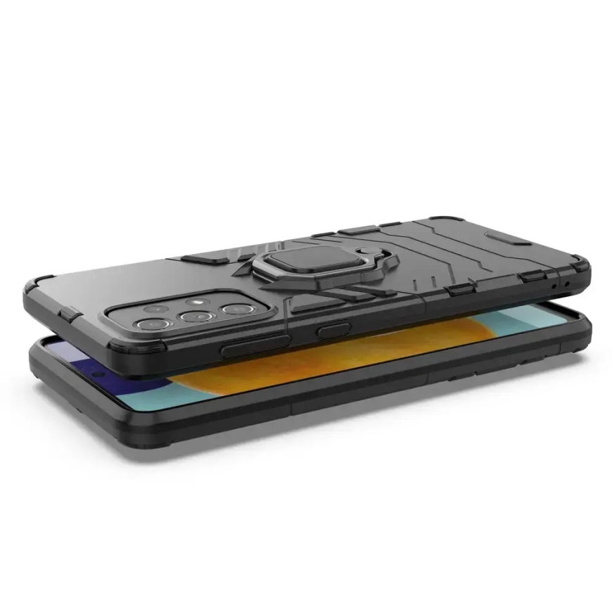 Ring Armor tough hybrid чехол с подставкой для телефона Samsung Galaxy A73 (A736) чёрный – 5