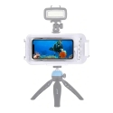 Puluz Waterproof Case (45m) for iPhone: For Underwater Photos and Videos (White) Puluz Waterproof Case (45m) for iPhone: For Underwater Photos and Videos (White)