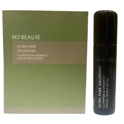 M2 Beaute, Ultra Pure Solutions, Peptīds un vitamīns B, Enerģizējošs, Miglas aerosols, Sejai, 5 ml *Minimārs