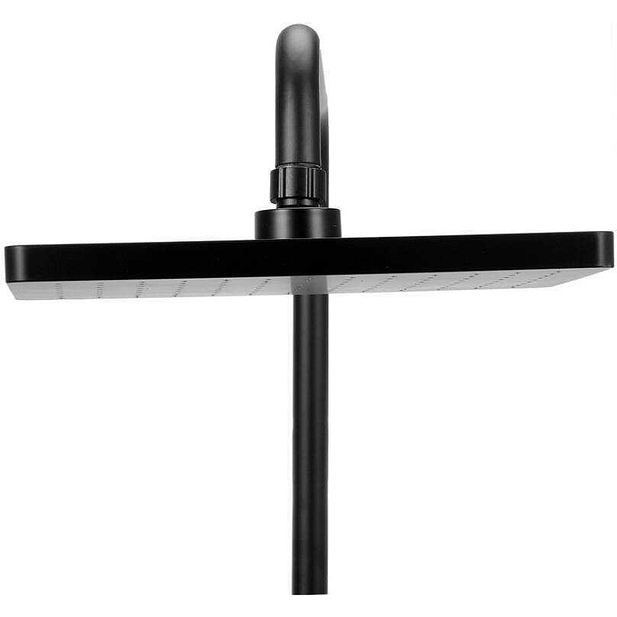 Fala Black Shower Column with Rain Shower Head, Modern Design Shower Set, Shower System, Black Shower Set – 4