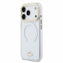 Lacoste IML Shockproof Petit Pique Gold Logo MagSafe-kuori iPhone 18 Pro:lle läpinäkyvä Lacoste IML Shockproof Petit Pique Gold Logo MagSafe-kuori iPhone 18 Pro:lle läpinäkyvä