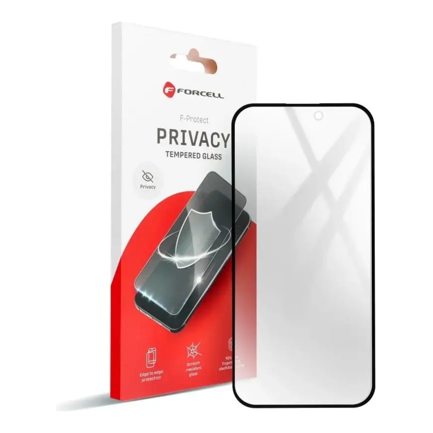 Forcell Privacy tempered glass for phone iPhone 18 Pro (privacy effect) – 2