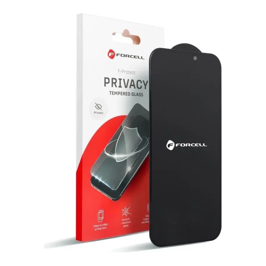 Forcell Privacy karastatud kaitseklaas telefonile iPhone 18 Pro (privaatsusefekt) – 3