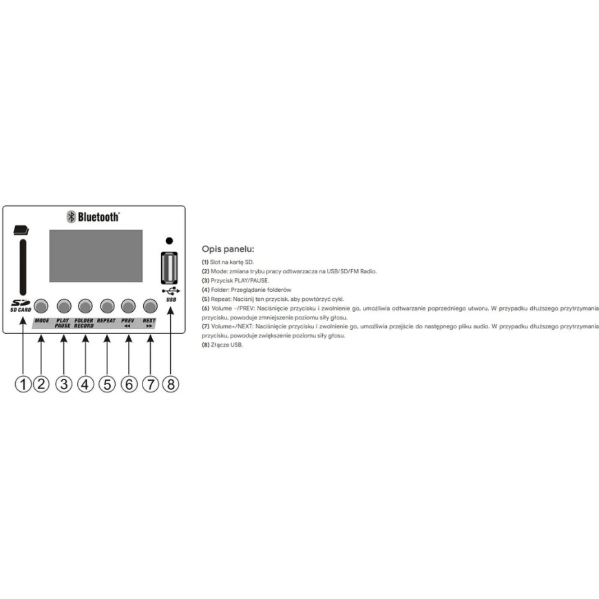 Stiprintuvas PA HQM-2500BC 500W – 2