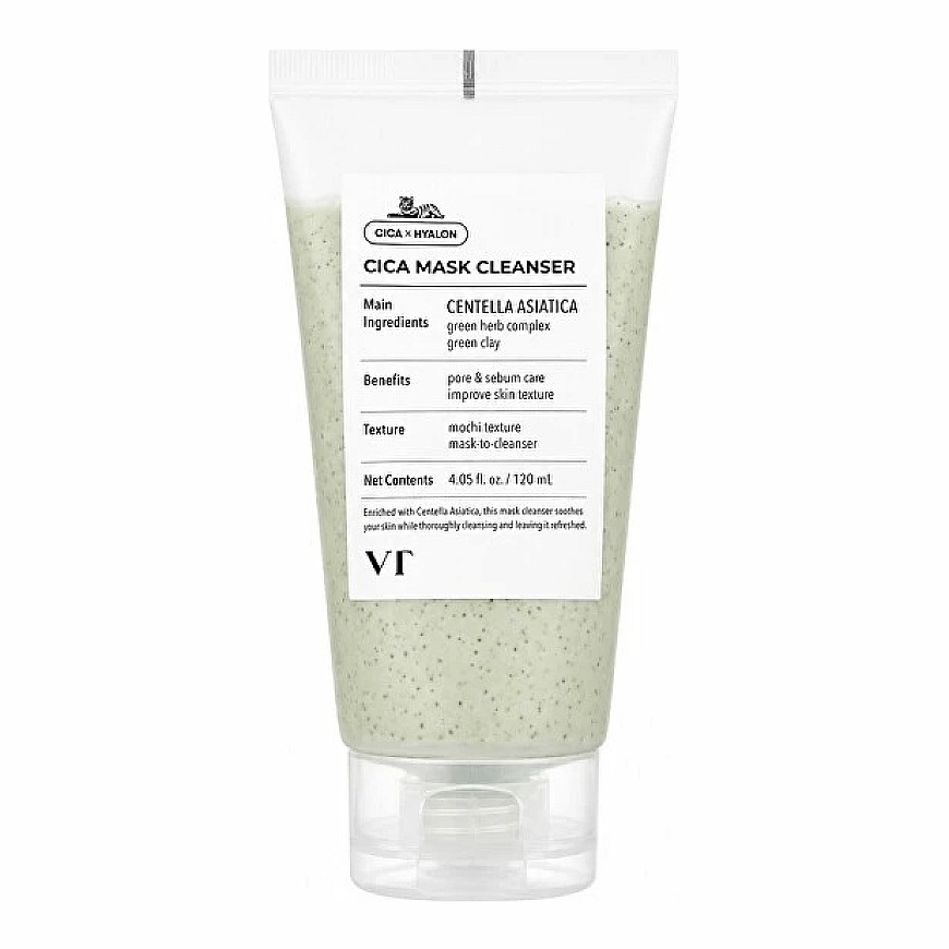 Vt Cosmetics Cica Mask Puhdistusgeeli 120 ml