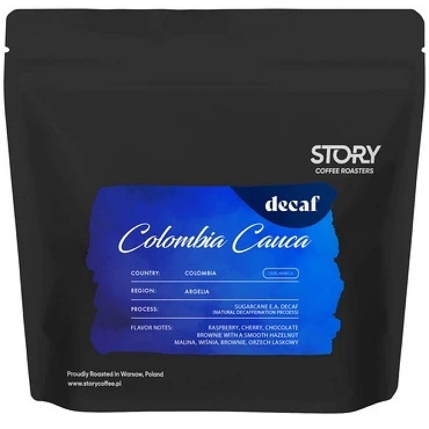 Story Coffee Roasters Story Coffee - Kolumbia Cauca Argelia DECAF Omniroast 250 g