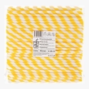 Live Paper Paberkstikud ZigZag, kollased/ribalised, D 8 mm, L 24 cm, 250 tk Live Paper Paberkstikud ZigZag, kollased/ribalised, D 8 mm, L 24 cm, 250 tk