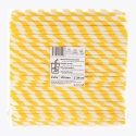 Live Paper Paberkstikud ZigZag, kollased/ribalised, D 8 mm, L 24 cm, 250 tk Live Paper Paberkstikud ZigZag, kollased/ribalised, D 8 mm, L 24 cm, 250 tk