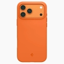 Spigen Silicone Fit Mag чехол с поддержкой MagSafe для телефона iPhone 17 Pro оранжевый