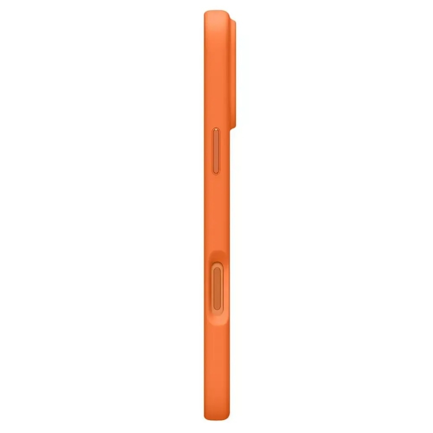 Spigen Silicone Fit Mag telefono dėklas su MagSafe palaikymu iPhone 17 Pro oranžinis – 5