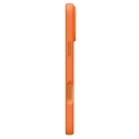 Spigen Silicone Fit Mag phone case with MagSafe support for iPhone 17 Pro orange