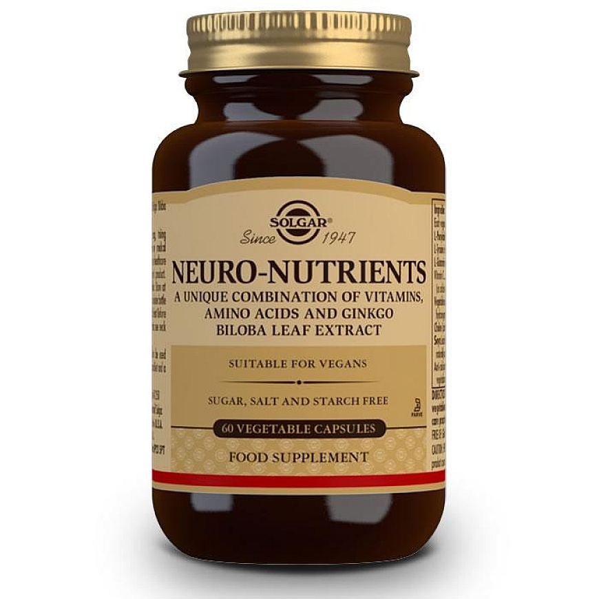 Solgar Neuro Nutrients 60 kapsulių