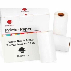 „Phomemo“ paber, valge, täidetav, 3 rulli, 53 mm „Phomemo T02 M02 PRO M02S M03 M04S / Q22-RM10“