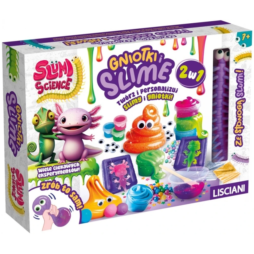 Lisciani Slumi gniotki and slime (304-PL110360) – 2