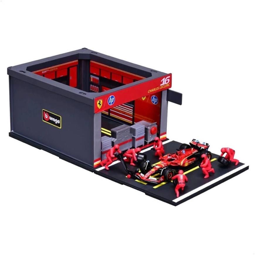 BURAGO Ferrari F1 2023 Diorama laatikko – 2
