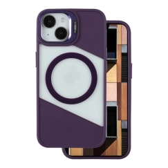 Fusion Mag phone case with MagSafe support for iPhone 16 purple