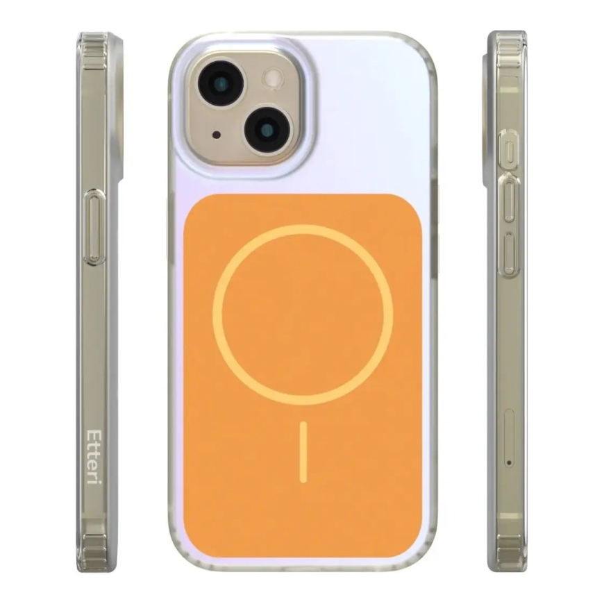 Etteri Hidden Pearl Epoxy Mag telefono dėklas iPhone 15 oranžinis – 3