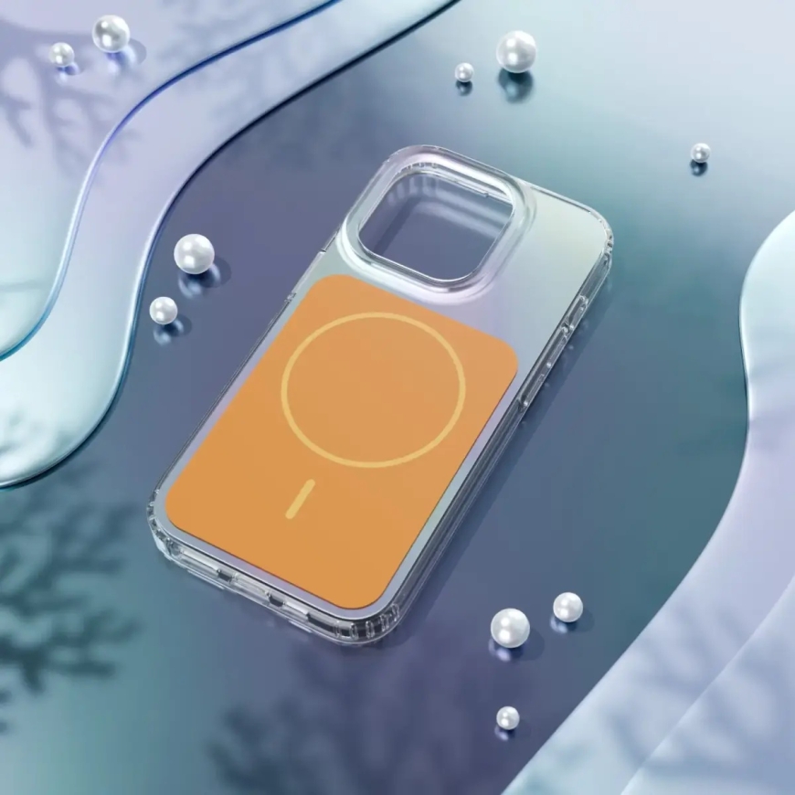 Etteri Hidden Pearl Epoxy Mag чехол для телефона iPhone 15 оранжевый – 4