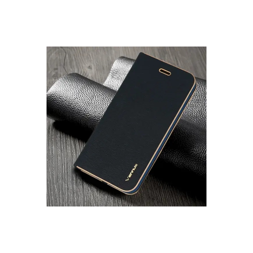 Чехол-книга Vennus с рамкой для Samsung Galaxy S24 Plus темно-синий – 5