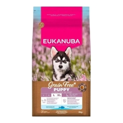 Kuivtoit kutsikatele - Eukanuba Puppy & Junior Large Grain Free Ocean fish 3 kg