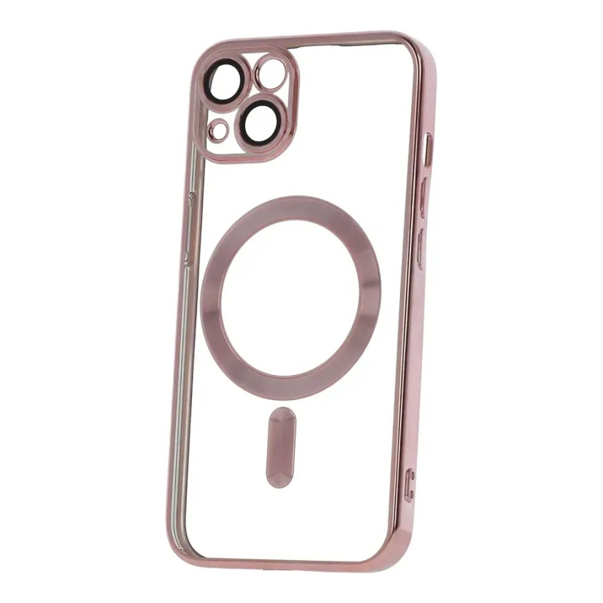 Color Chrome Mag -kotelo Samsung Galaxy A17 4G / A17 5G rose gold