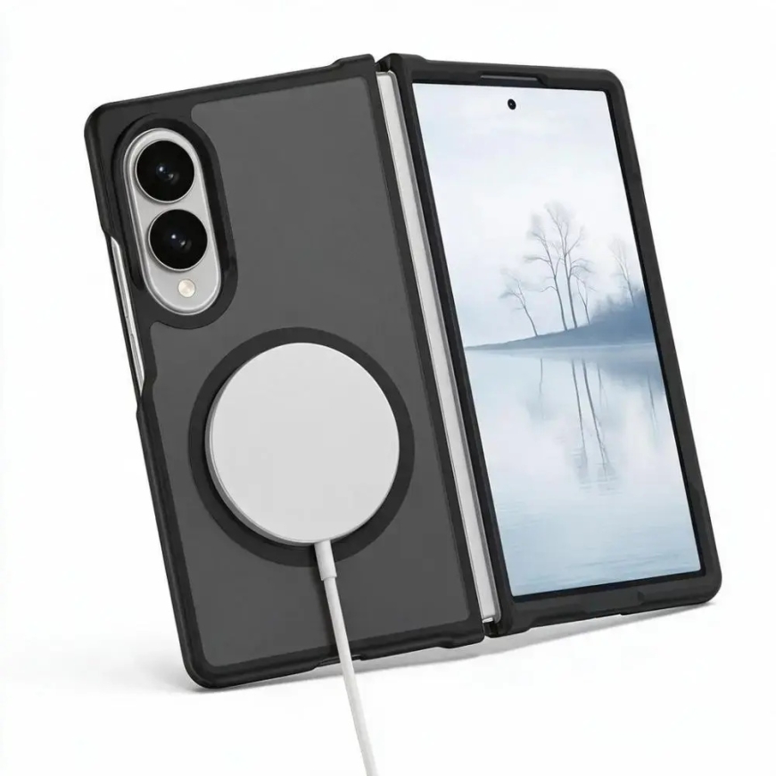 TECH-PROTECT MagMat - puhelinsuojus MagSafe-tuelle Samsung Galaxy Z Fold 8 (F971) musta – 2