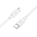 Hoco X96 data transfer and charging cable | USB-C to USB-C | PD | 60W | 1m | white Hoco X96 data transfer and charging cable | USB-C to USB-C | PD | 60W | 1m | white