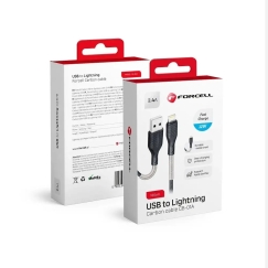 Forcell F-Energy CB-01A провод для передачи данных и зарядки | USB-A на Lightning | 12W | 1m | чёрный