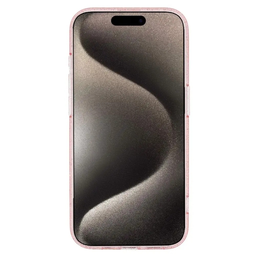 Glitter Magsafe Case for Samsung Galaxy S25 Edge pink clear – 3